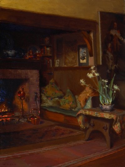 Il camino nel mio studio da Mary Hiester Reid